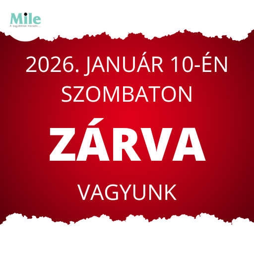 2026. január 10-én ZÁRVA VAGYUNK!